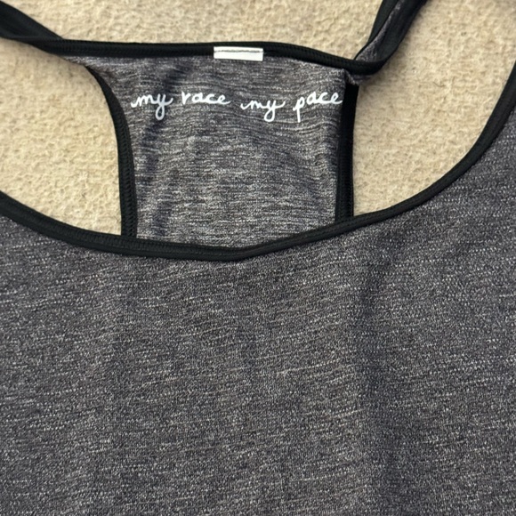 Lululemon Gray Women My Race My Pace Tank Top Sleeveless Size 8 - Picture 5 of 8